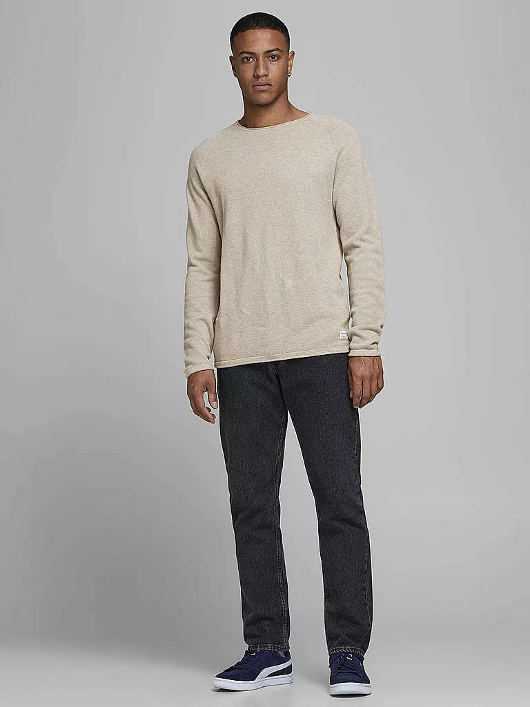 Jack & Jones Pull Hill Oatmeal Melange L Homme 3